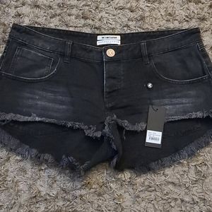 Oneteaspoon black jean shorts